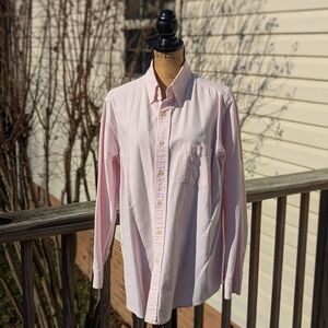 Jantzen Men's Light Pink Striped Button Down Shirt